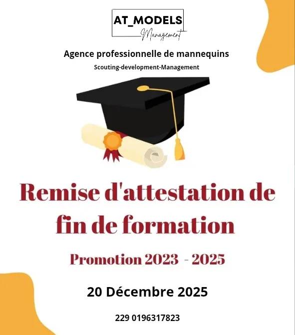 REMISE DE DIPLÔME DE FIN DE FORMATION